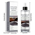 thumbnail image 3 of 2PCS Rice Exfoliating Ampoule Set, Black White Rice Peeling Ampoule, New Soft Rice Exfoliating Face and Body Rice Exfoliant for All Skin Types, Korean Skin Care Peeling Ampoule, 3 of 8