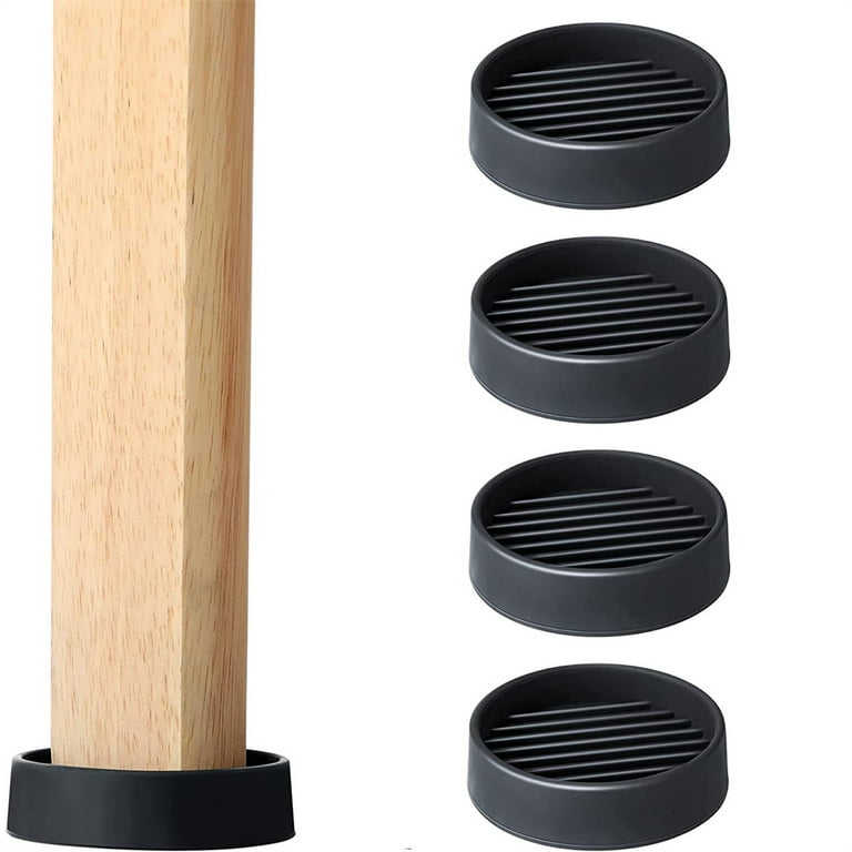 VOCOMO 2X2 Rubber Caster Cups, Non Slip Furniture Pads, Anti-Slip