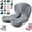 Basic-light Gray, variant on Orthopedic Cushion,Instant Relief for Back & Sciatica Pain,Memory Foam Office & Car Chair Cushion for Driving, Wheelchair,Truck, Long Sitting Support