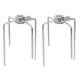 thumbnail image 1 of 2 piezas de tenedores giratorios de acero inoxidable para pollo, accesorios para asar, horno electrónico para acampar, 1 of 6