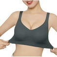 thumbnail image 6 of Bras for Women Full Coverage Seamless Bras Wireless Comfortable Free Bras Body-shaping Supportive Bras Moisture Wicking Sport Bras for Gym Workout Yoga Bras Plus Size, 6 of 6