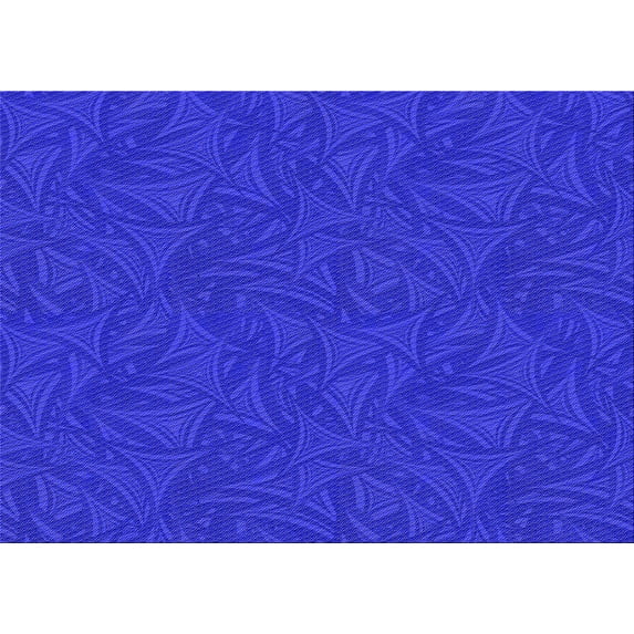 Ahgly Company Machine Washable Indoor Rectangle Transitional Bright Blue Area Rugs, 2' x 4'