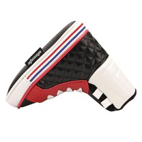 Golf Putter Headcover Creative Sneakers Shaped Portable Golf Club Head Cover Black Red