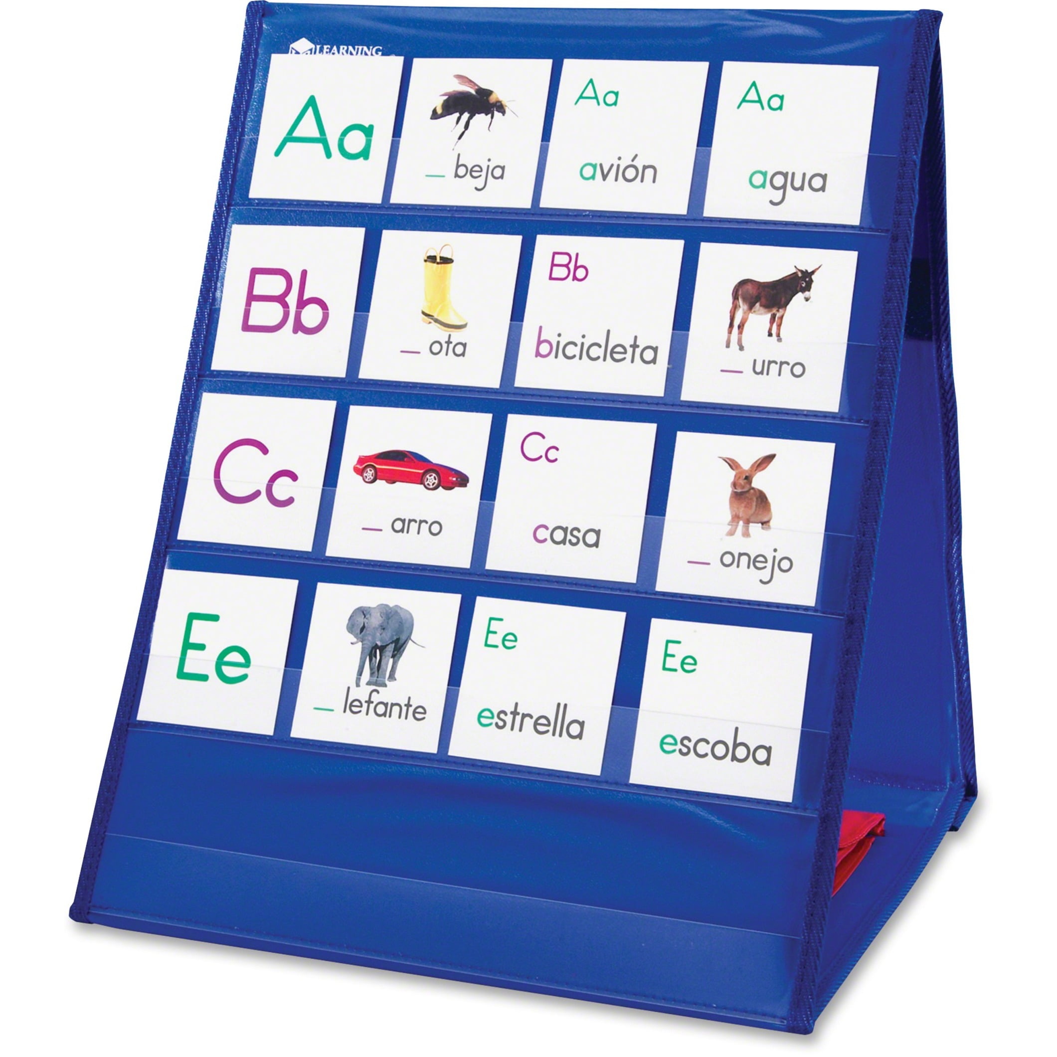 NEW Learning Resources Magnetic Demonstration Tabletop Pocket Chart Write Wipe 