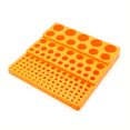 thumbnail image 1 of Portabrocas Multifuncional, Caja para Guardar Brocas con 131 Orificios, Color Amarillo, 1 of 8