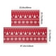 thumbnail image 3 of Puntoco Felpudo de cocina navideño con diseño de Papá Noel, para puerta de entrada, decoración navideña con muñeco de nieve, juego de 15,74 x 23,62 + 15,74 x 47,24 pulgadas, 3 of 6