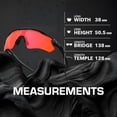 thumbnail image 5 of Oakley OO9208 Radar EV Path Rectangle Shaped Non-Polarized Sunglasses for Men - Includes Official Eyewear Kit - Matte Black Frame with Prizm Trail Torch Lens, 5 of 7