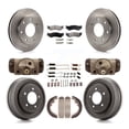 thumbnail image 1 of Transit Auto Front Rear Disc Brake Rotors Ceramic Pads and Drum Kit (9Pc) for Car 1999 Ford F-150 4WD with 7 Lug Wheels K8T-102942, 1 of 11