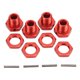thumbnail image 5 of DEWIN 4Set RC Rueda 17mm Aluminio Hexagonal Drive Hub Adaptador con Pines para ARRMA 1/8 KARTON 4WD Coche(Rojo), 5 of 5