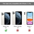thumbnail image 2 of Mignova iPhone 11 Pro 5.8 inch Wallet Case, Magnetic PU Leather Full-Body Shockproof Flip Cover Credit Card Holder Protective Case (Detachable Magnetic Hard Case)Red, 2 of 9