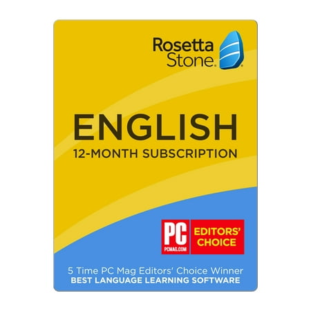 Rosetta Stone® English (American) 12-Month Subscription [Email (Best Way To Use Rosetta Stone)