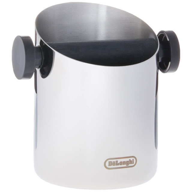 Knock Box De'Longhi para posos de café y espresso de acero inoxidable De'Longhi NA