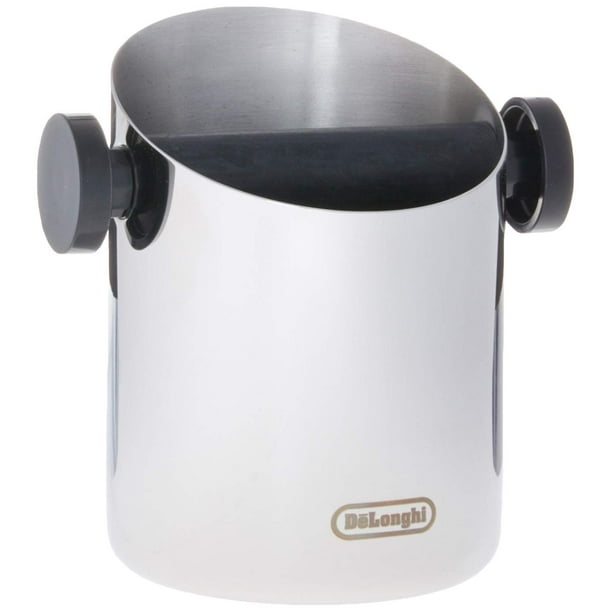 Knock Box De'Longhi para posos de café y espresso de acero inoxidable De'Longhi NA