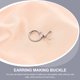 thumbnail image 5 of 40pcs Ganchos de arete de acero inoxidable Broches de colgante Buckles Accessy Joyas Making Supply, 5 of 5