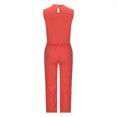 thumbnail image 5 of Turilly Women's Plus Size Clothes Clearance Women's Round Neck Sleeveless Shorts Top Widened Leg Pants Long Pants Se, 5 of 6