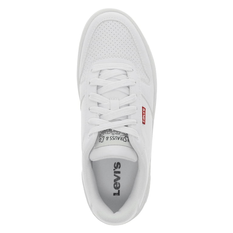 Levi's Womens Drive Lo Synthetic Leather Casual Lace Up Sneaker