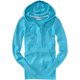 thumbnail image 1 of Aeropostale suéter con capucha de 2 bolsillos para mujer, azul, pequeño, 1 of 1