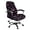 Butterfly Spots Violet Black, variant on SCRAWLGOD Fur Leopard Print Anti-Dust Office Chair Cover Stretchy Comfortable Computer Desk Chair Seat Covers Stain Resistant Removable Boss Chair Slipcovers, L