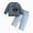 R222-Blue, variant on NOLDARES 2pcs Toddler Baby Boy Fall Winter Clothes Long Sleeve Sweatshirt Tops and Relaxed Pants Set Cute Print Outfits Clothing(Blue,3-6 M)