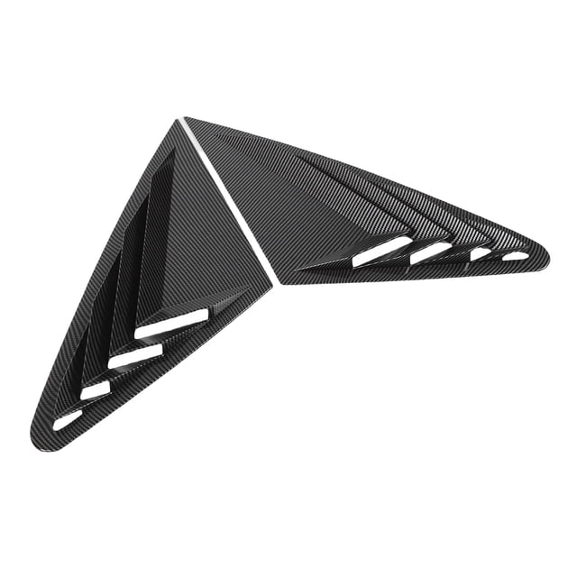 2Pcs Rear Side Window Louver Cover Left Right Rear Window Air Vent Scoop Shutter Cover Blind Replacement for FY Coupe 2018-2024