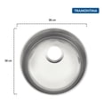 thumbnail image 4 of Fregadero Redondo Tarja Lavabo Acero Inoxidable Tramontina 94014105, 4 of 5