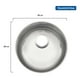 thumbnail image 4 of Fregadero Redondo Tarja Lavabo Acero Inoxidable Tramontina 94014105, 4 of 5