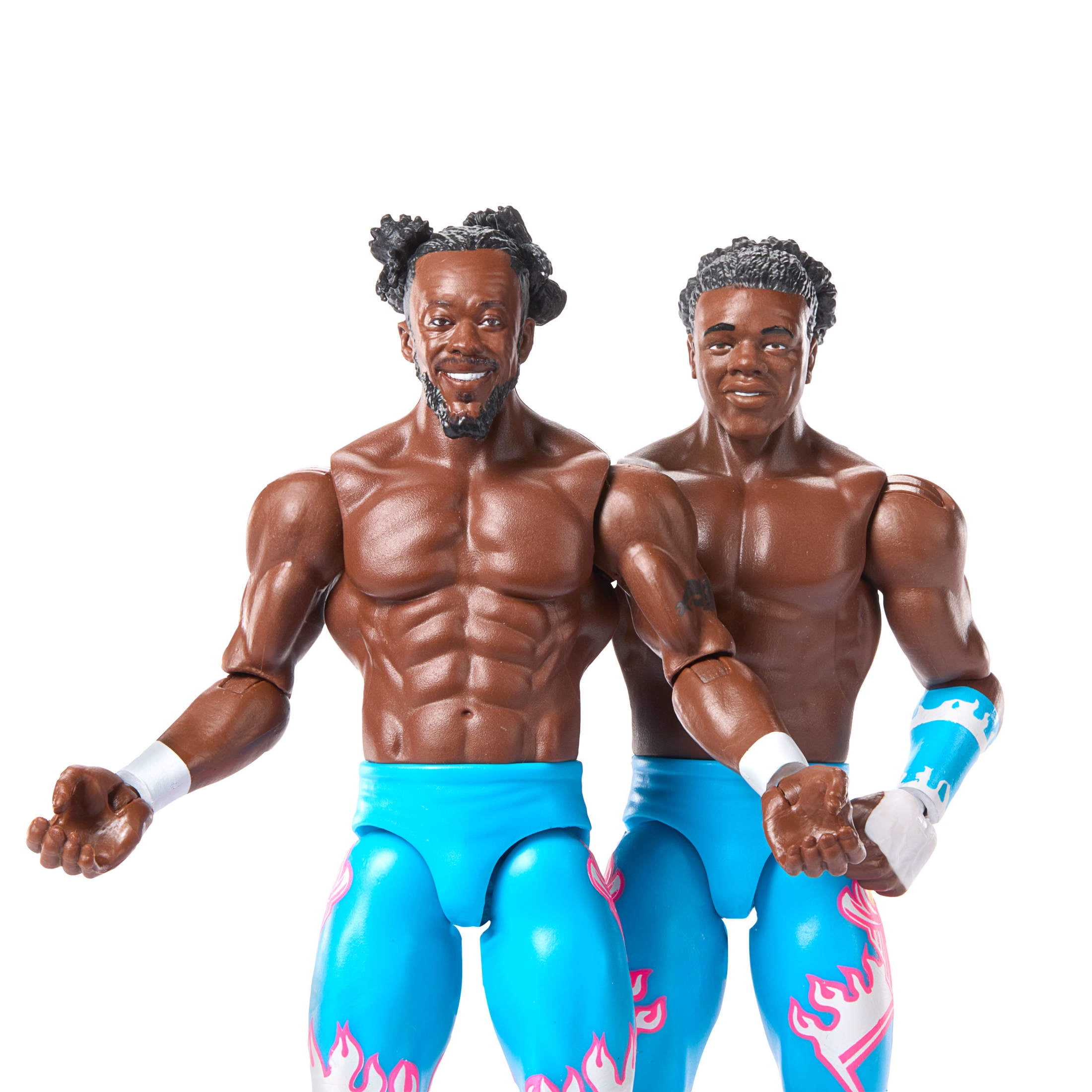 WWE Main Event Showdown Xavier Woods & Kofi Kingston Action Figures Set, Series #21, 6-inch