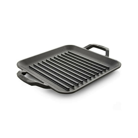 Lodge Chef Collection Seasoned Cast Iron Square Grill Pan - 11 Inch
