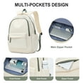 thumbnail image 6 of BJFLS Adult Female Polyester Backpack, Beige green, 6 of 7