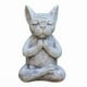 thumbnail image 1 of Estatua de Perro Meditando Buda, MeditacióN Bulldog FrancéS, Adorno Resina Meditando, Yoga, 1 of 6