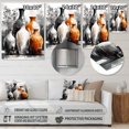 thumbnail image 4 of Designart "Earthen Elegant Vase in Brown and Grey" Boho Pottery Metal Art Print, 4 of 5