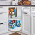 thumbnail image 2 of Rev-A-Shelf 28 Inch Lazy Susan Pie-Cut Polymer 2-Shelf, White, 6942-28-11-52, 2 of 9