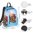 thumbnail image 2 of Yiaed Trip to London Print Lightweight Backpack Travel Backpacks Hiking Daypack for Women Men, 2 of 5