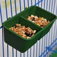 thumbnail image 2 of Bird Feeder Drinking Water Cups Plastic Hanging Food Bowls with Hooks for Cage, 2 of 10