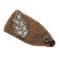 thumbnail image 1 of Diademas Qarigey de ganchillo con diamantes de imitación envoltura para la cabeza Latón antiguo, 1 of 6