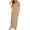 *Khaki, variant on VBVC Women's Short Sleeve Crew Neck Maxi Nightgown, Ladies' Soft Stretchy Long Lounge Dress, Sleepwear Casual Home Dress For Women,Red,S-2XL