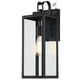 thumbnail image 1 of Lámpara de pared exterior Pia Ricco, grande, negra mate, impermeable, 1 of 8