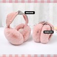 thumbnail image 4 of Orejeras de invierno de imitación de perlas para mujer de Dinheiro Orejeras de piel sintética Orejeras de felpa para mujer y niña Orejeras de banda para exteriores, 4 of 5