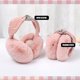 thumbnail image 3 of Orejeras de invierno con perlas de imitación para mujer, orejeras de piel sintética, orejeras de felpa para niñas y mujeres, orejeras para exteriores, diadema, 3 of 5