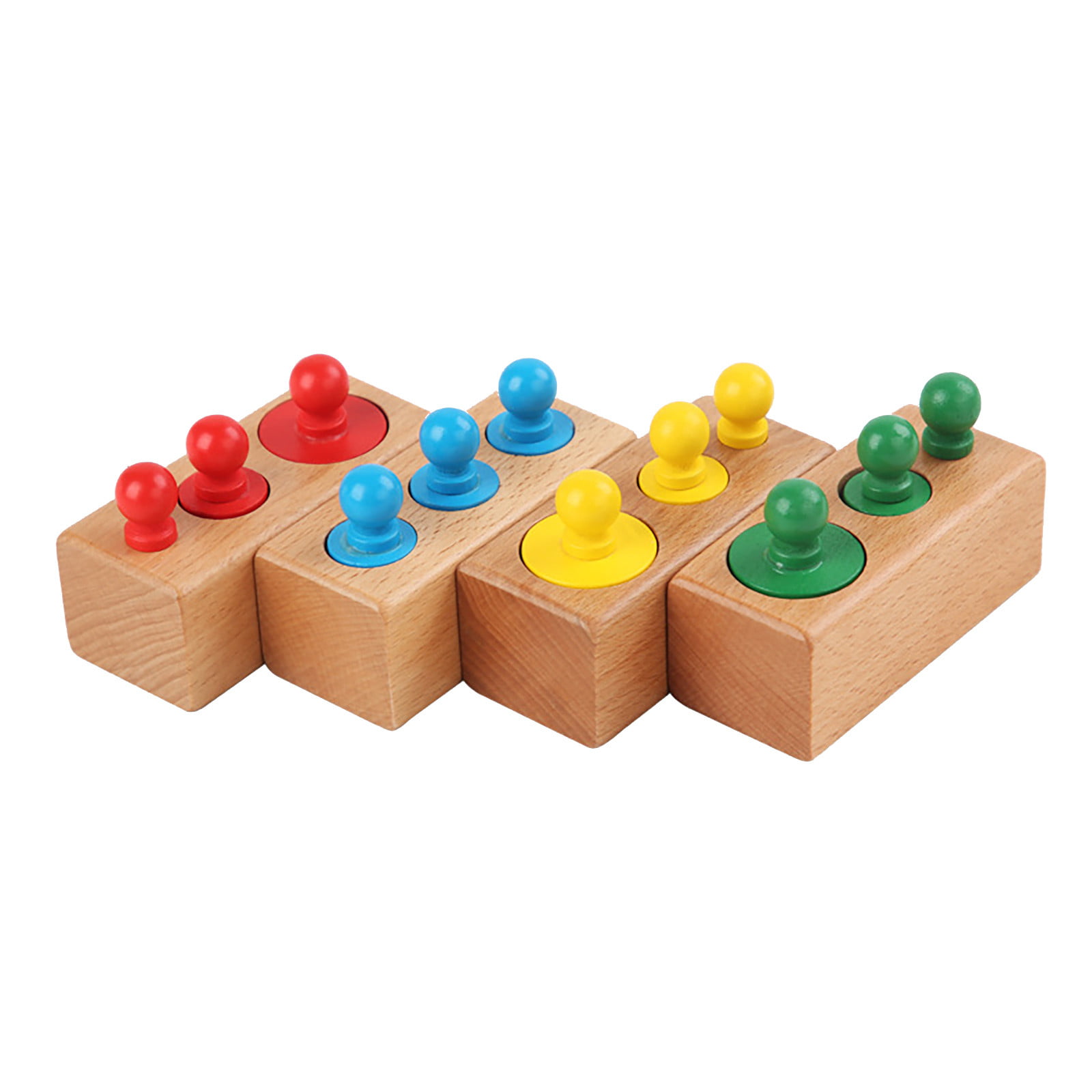 Montessori Educational Toys Cylinder Object for Kids Baby Toy Teaching Aids 