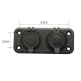thumbnail image 3 of Enchufe Zulema 5V 4.8A Toma de Corriente USB Dual para Coche Panel Adaptador, 3 of 8