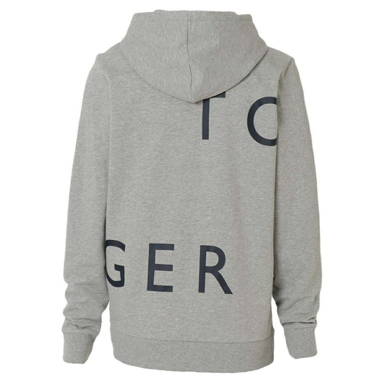 Tommy Hilfiger Men\'s Pullover Logo Hoodie, Grey Heather,XL - US | Sweatshirts