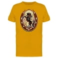 thumbnail image 1 of Smartprints Mens Graphic Tee - Wild Horse Western Doodle - Regular Fit 100% Cotton, 1 of 1