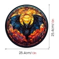 thumbnail image 3 of VOAVEKE Window Privacy Film,Window Film Decorative,Halloween Crow Pumpkin Glass Sticker PVC Color Window Film, 3 of 7