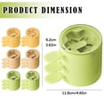 thumbnail image 3 of Shaped Silicone Ice Maker, Easy Release Mold Reusable, Mold for Homemade Yogurt Jelly and Puree - D, 3 of 5