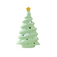 thumbnail image 2 of Uxgjfwu Ceramic Christmas Tree with Lights, Illuminated Desktop Holiday Decoration, Glowing Festive Display for Home, Office Seasonal Decor, 2 of 8