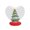 Light Brown, variant on Heart-Shaped Snowman Glitter Dome – Festive Winter Holiday Decoration with Red Base, Perfect Christmas Gift for Home, Office, or Classroom Display