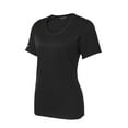 thumbnail image 5 of Sport-Tek Ladies PosiCharge Elevate Scoop Neck Tee-4XL (Black), 5 of 6