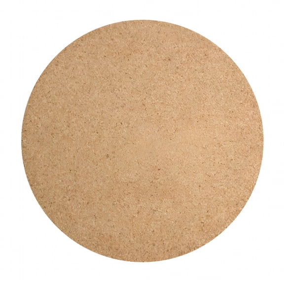LAMIRO 12 Inch Round Natural Cork Bulletin Board Set Self Adhesive Memo Surface for Office Wall Organization Photo Display DIY Crafts