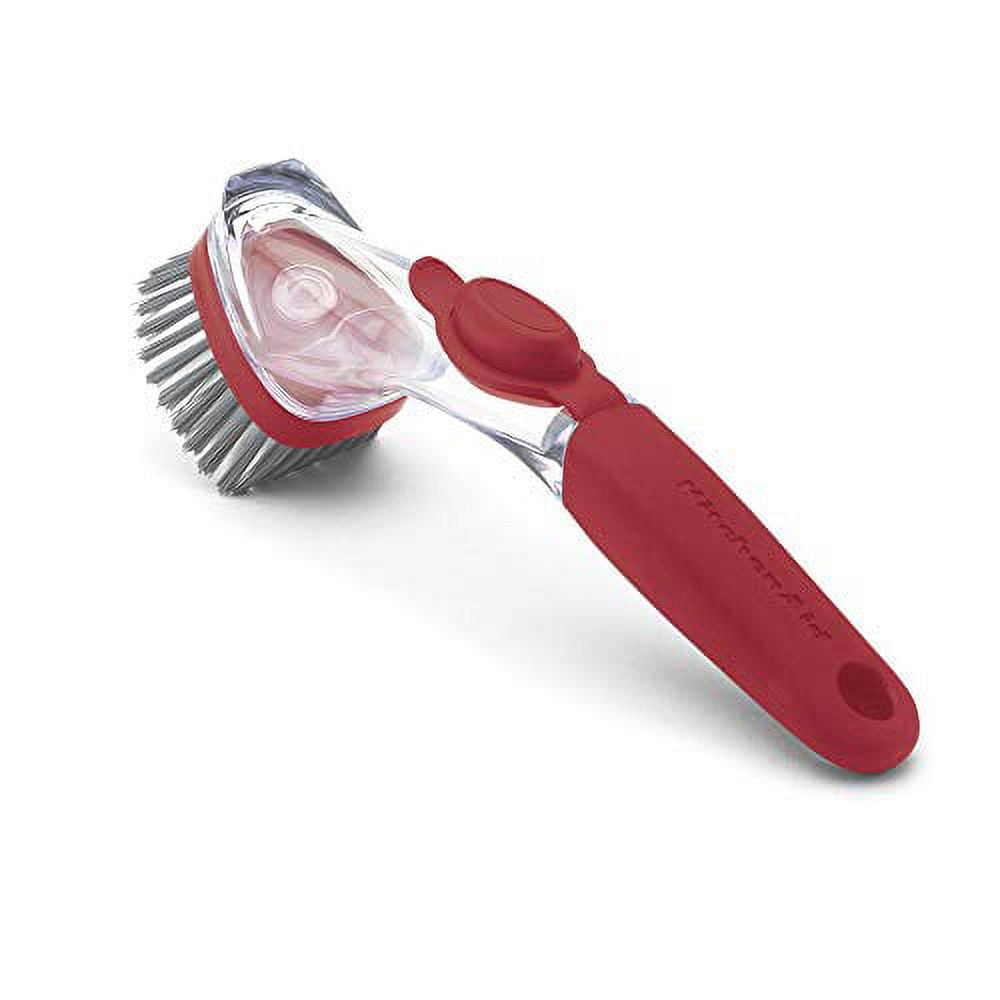 Best Buy: KitchenAid Soft Handle Dish Brush Red KG821ER